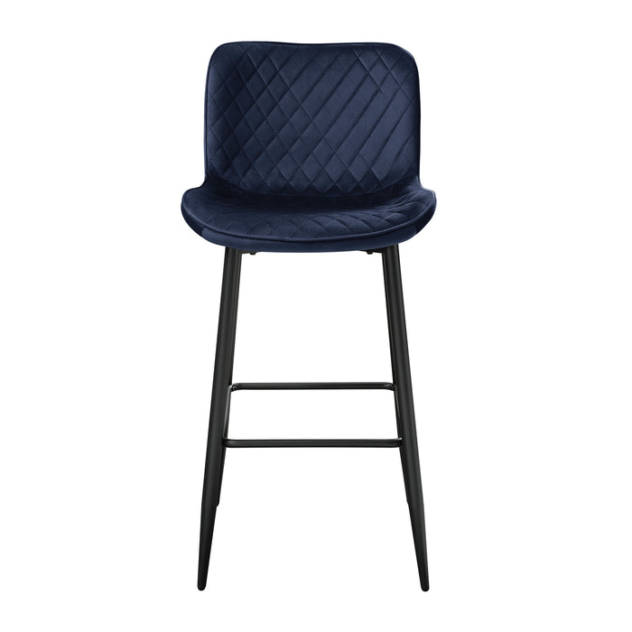 Nya Pub Height Chair in Black/Blue - 5695DBU-29 image