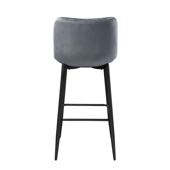 Nya Pub Height Chair in Black/Gray - 5695DGY-29