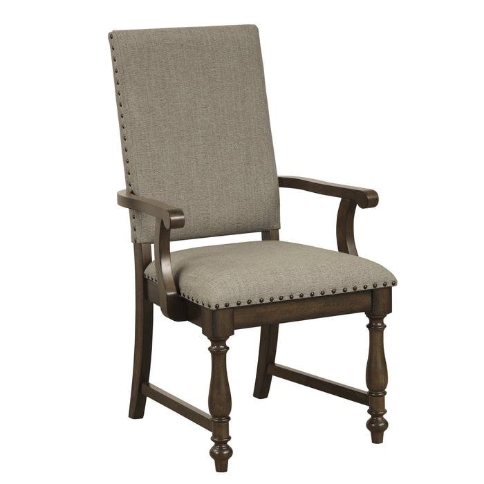 Stonington Arm Chair in Brown/Gray - 5703A