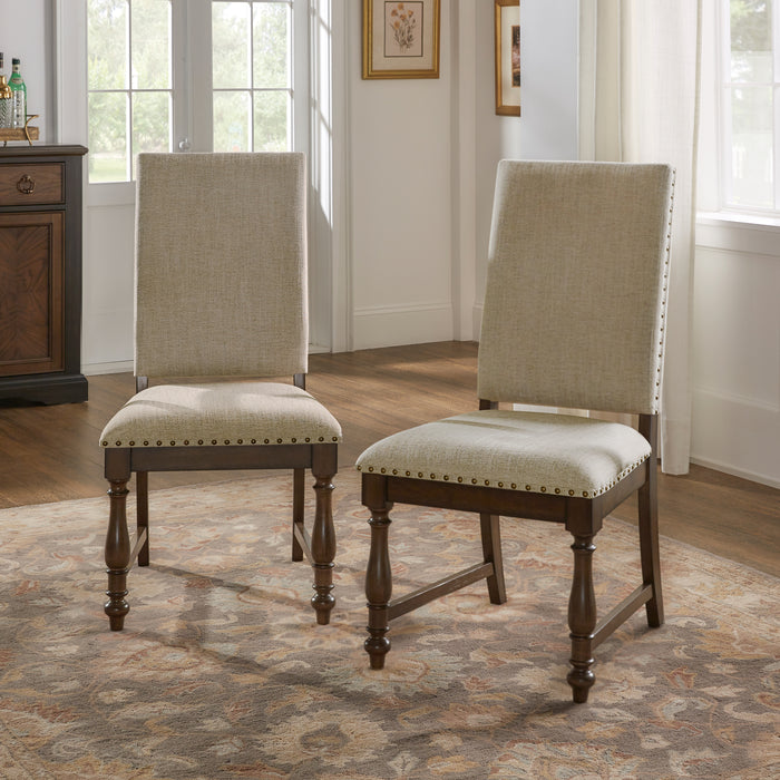 Stonington Side Chair in Brown/Gray - 5703S