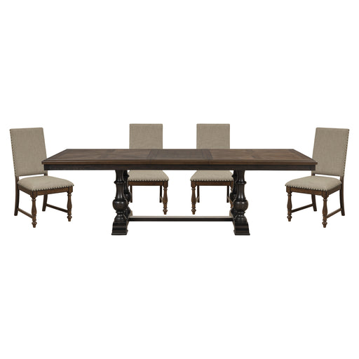 Stonington 5pc Set (TB+4S) in Brown/Gray - 5703-104*5 image