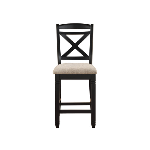 Baywater Counter Height Chair in Black/Beige - 5705BK-24 image