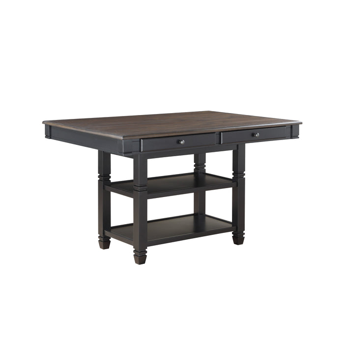 Baywater Counter Height Table in Black/Natural - 5705BK-36