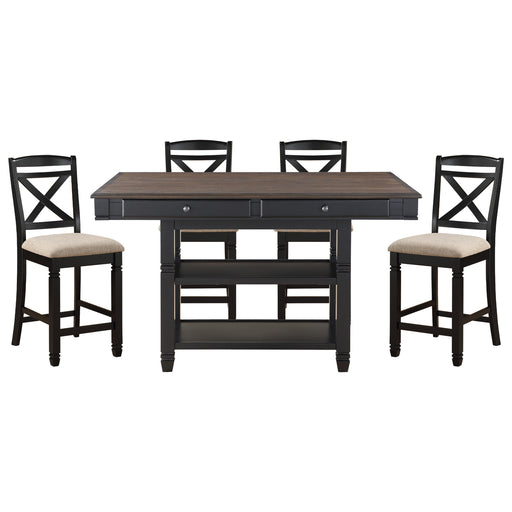 Baywater 5pc Set (TB+4S) in Natural/Black/Beige - 5705BK-36*5 image