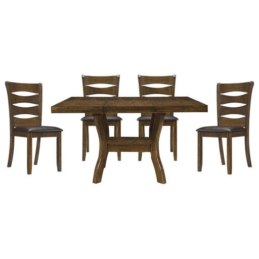 Darla 5pc Set (TB+4S) in Brown - 5712-54*5 image