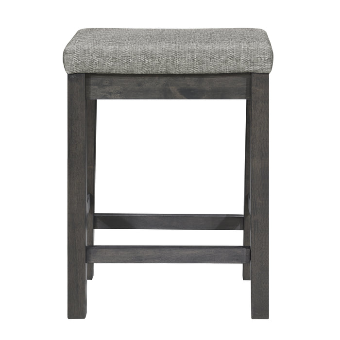 Connected 4-Piece Pack Counter Height Set in Gray - 5713GY