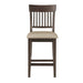 Balin Counter Height Chair, Slat Back in Brown - 5716-24S1 image