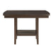 Balin Counter Height Table with Lazy Susan in Brown - 5716-36 image