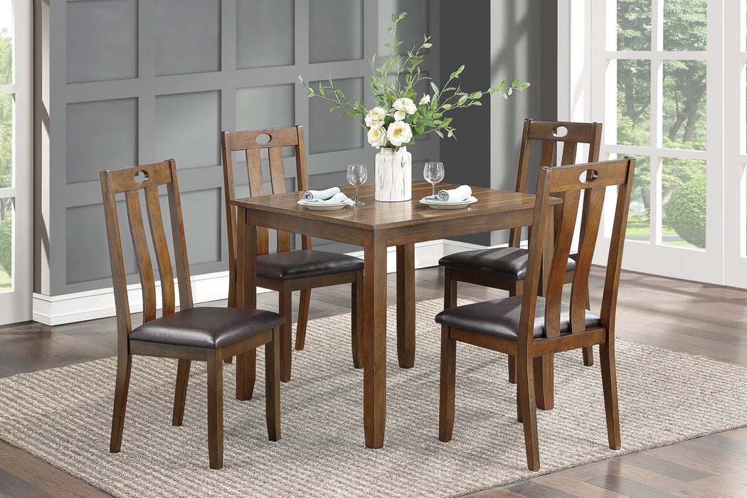 Weston 5-Piece Pack Dinette Set in Brown - 5746 image