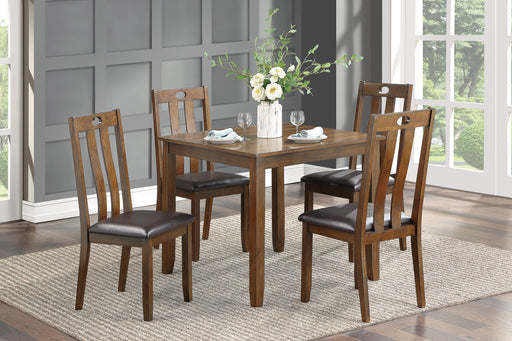 Weston 5-Piece Pack Dinette Set in Brown - 5746 image