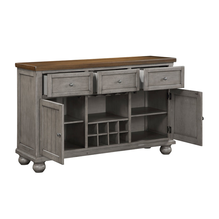 Tigard Server in Cherry/Gray - 5761GY-40