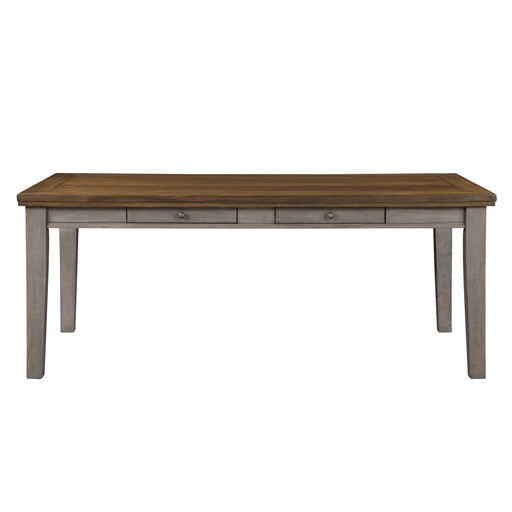 Tigard Dining Table in Cherry/Gray - 5761GY-78 image