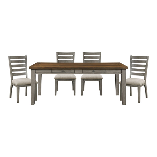 Tigard 5pc Set (TB+4S) in Beige/Cherry/Gray - 5761GY-78*5 image