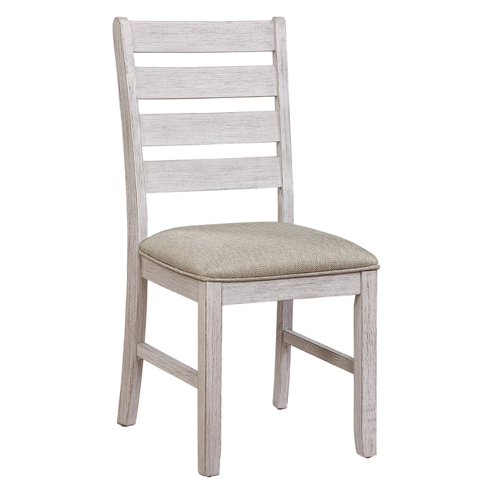 Ithaca Side Chair in Gray/White - 5769WS