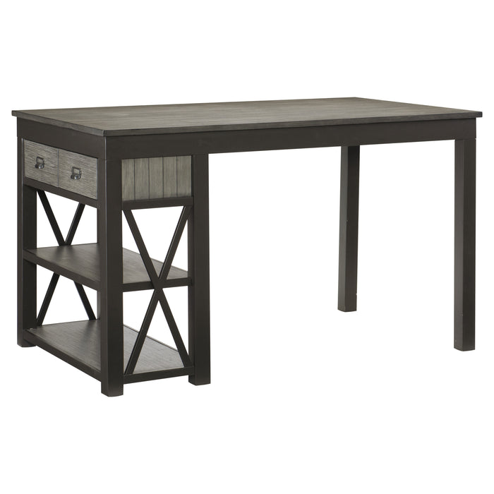 Elias Counter Height Table in Gray - 5772-36*