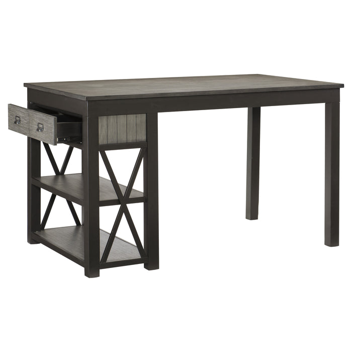 Elias Counter Height Table in Gray - 5772-36*