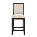 Asher Counter Height Chair in Black/Beige - 5800BK-24 image