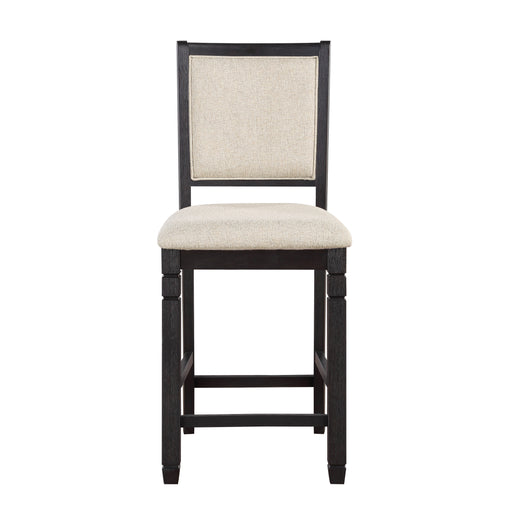 Asher Counter Height Chair in Black/Beige - 5800BK-24 image