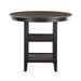 Asher Counter Height Table in Black/Brown - 5800BK-36 image