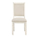 Asher Side Chair in White/Beige - 5800WHS image