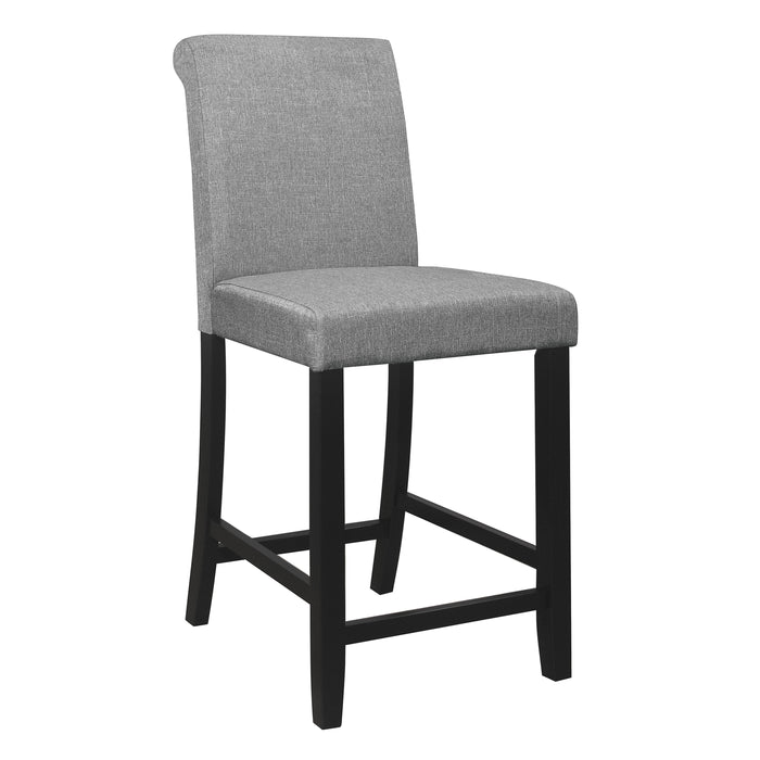 Adina Counter Height Chair in Black/Gray - 5801-24