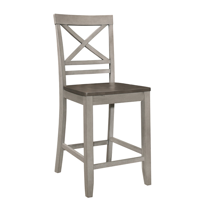 Brightleaf Counter Height Chair in Brown/Gray - 5803RF-24