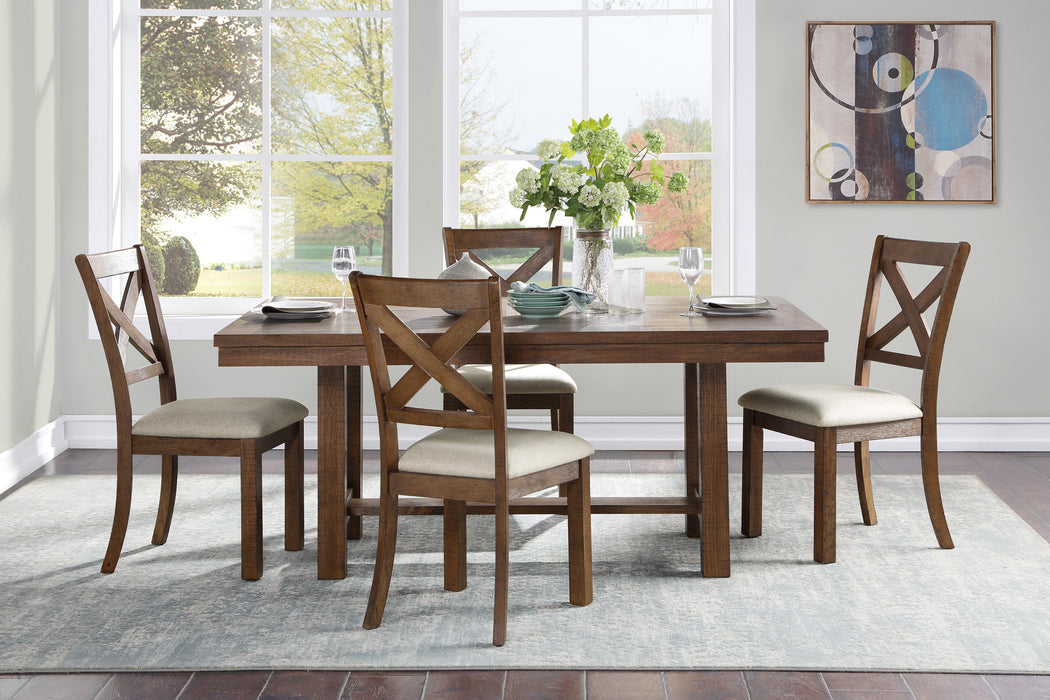 Bonner Dining Table in Brown - 5808-68