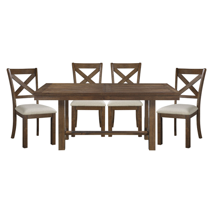 Bonner 5pc Set (TB+4S) in Beige/Brown - 5808-68*5 image