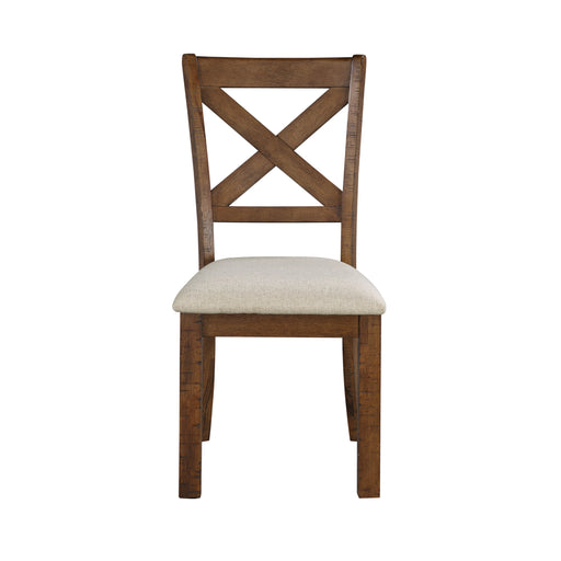 Bonner Side Chair in Beige/Brown - 5808S image