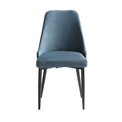 Keene Side Chair in Blue/Metal - 5817BUS image