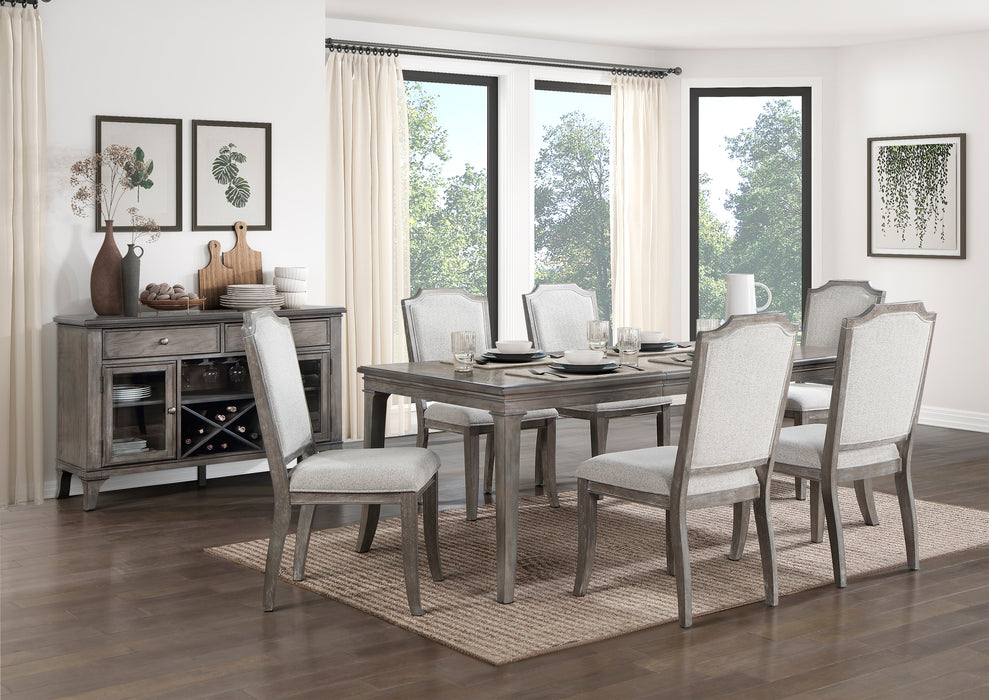 Garner Dining Table in Gray/Brown - 5827-78