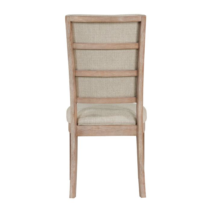 Aberdeen Side Chair in Oak/Beige - 5848S