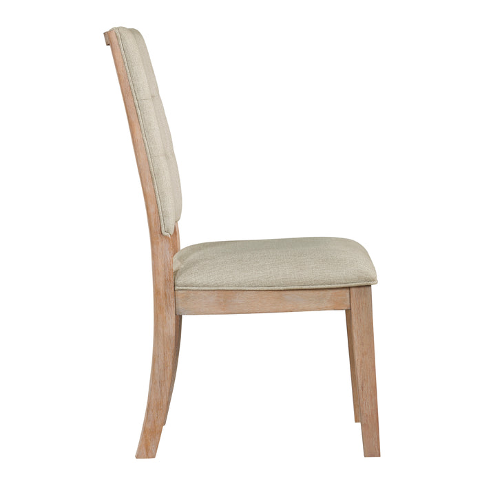 Aberdeen Side Chair in Oak/Beige - 5848S