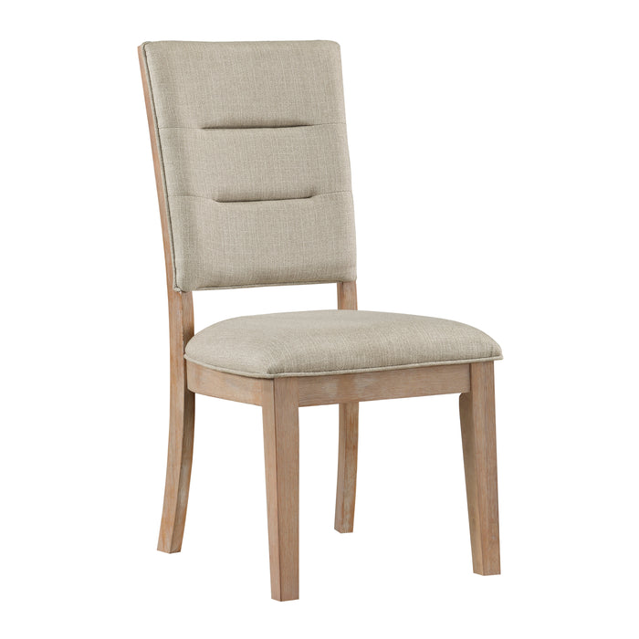 Aberdeen Side Chair in Oak/Beige - 5848S