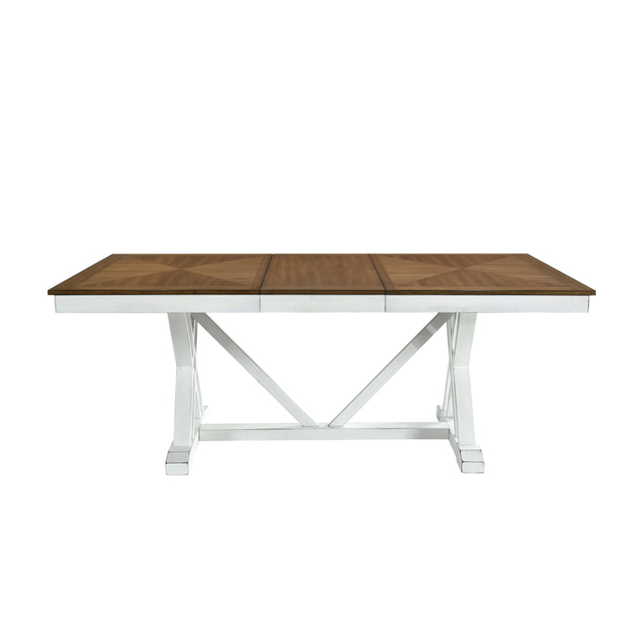 Brunson Dining Table in White/Oak - 5865-77* image