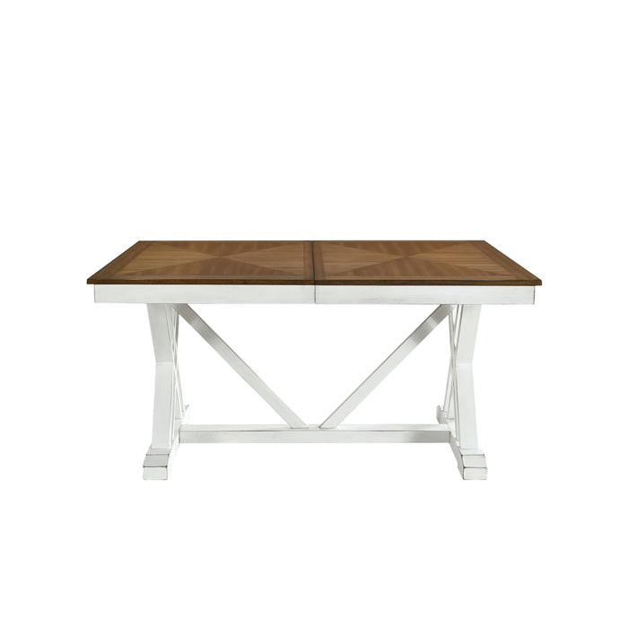 Brunson Dining Table in White/Oak - 5865-77*