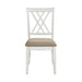 Brunson Side Chair in White/Brown - 5865S image