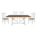 Brunson 5pc Set (TB+4S) in Oak/White - 5865-77*5 image