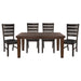 Ameillia 5pc Set (TB+4S) in Oak - 586-82*5 image