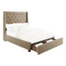 Fairborn Queen Platform Bed with Storage Footboard in Brown - 5877BR-1DW image