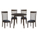 Rutland 5pc Set (TB+4S) in Black/Espresso - 5890RD*5 image