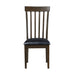 Rutland Side Chair in Black/Espresso - 5890S image