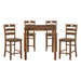 Stowe 5-Piece Pack Counter Height Set in Walnut - 5891-36 image