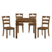 Stowe 5-Piece Pack Dinette Set in Walnut - 5891 image