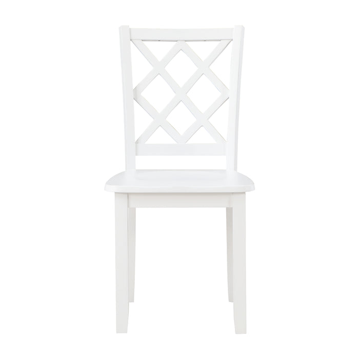 Astoria 5-Piece Pack Dinette Set in White - 5892WT