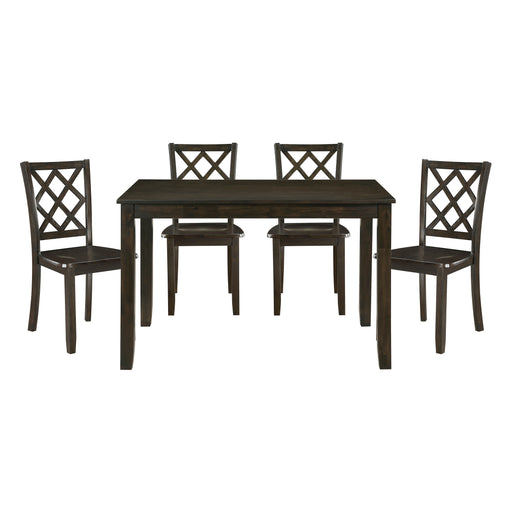 Astoria 5-Piece Pack Dinette Set in Charcoal - 5892 image