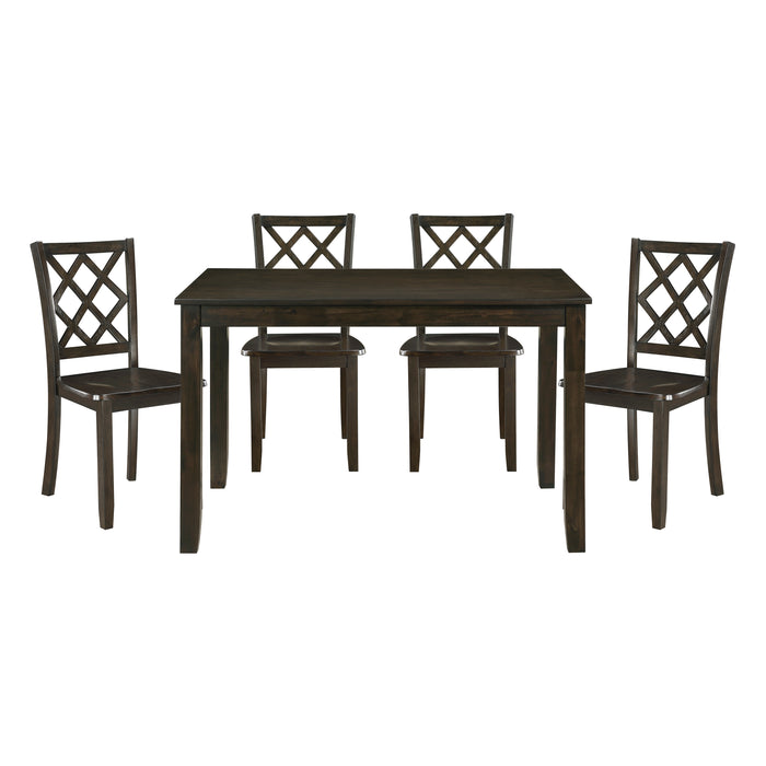 Astoria 5-Piece Pack Dinette Set in Charcoal - 5892 image