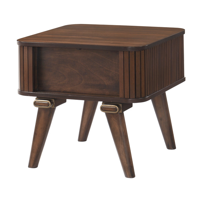 Monroe End Table in Brown/Walnut - 5901-04