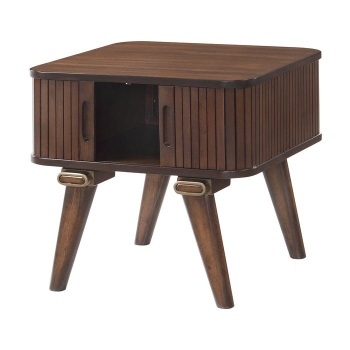 Monroe End Table in Brown/Walnut - 5901-04