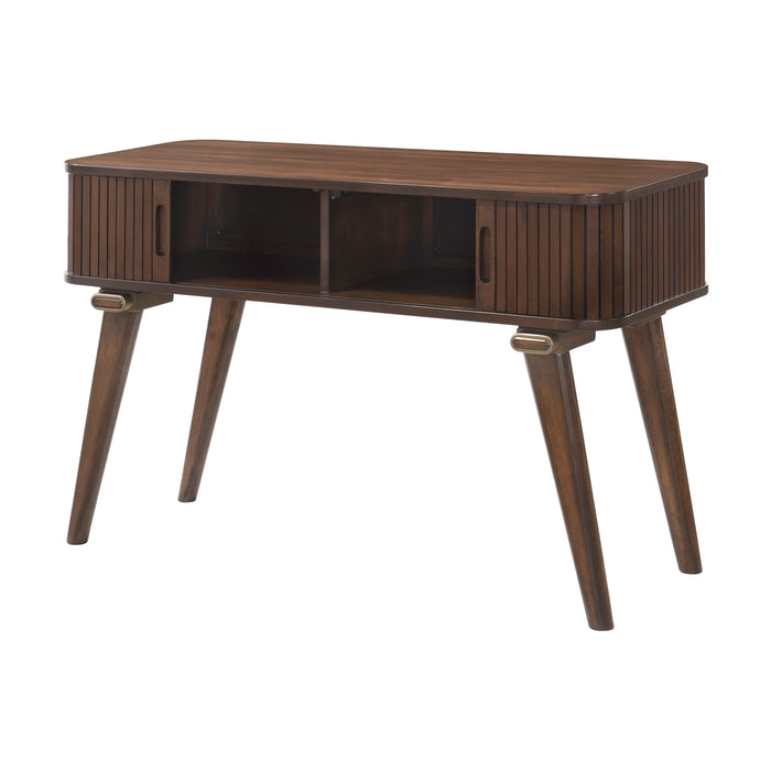 Monroe Sofa Table in Brown/Walnut - 5901-05